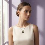 Midnight Black Pendant Necklace