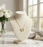 Golden Butterfly Pendant Necklace