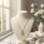 Infinity Heart Crystal Pendant Necklace