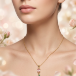 The Enchanted Pink Rose Pendant