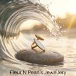 Ocean Pearl Wave Ring