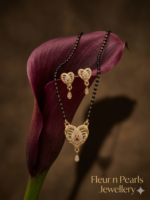 Ruby Heart Mangalsutra Set - Image 2