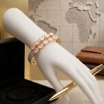 The Blush Pink Gemstone Bangle
