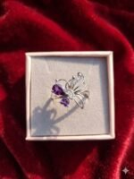 Amethyst Butterfly Grace Ring - Image 2