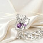 Amethyst Butterfly Grace Ring