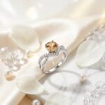 Champagne Symphony Twist Ring