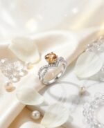 Champagne Symphony Twist Ring