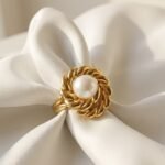 Pearl Twirl Statement Ring