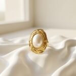 Pearl Oval Statement Ring