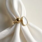 Aurora Drop Mother of Pearl Ring