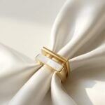 Pearl Line Statement Ring