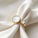 Dual Pearl Glow Adjustable Ring