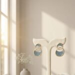 Azure Orbit Drop Earrings