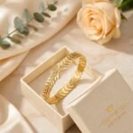Golden Laurel Leaf Kada