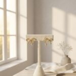The Juliette Ribbon Bow Studs