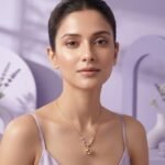 Lavender Bloom Pendant Necklace