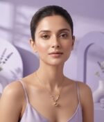 Lavender Bloom Pendant Necklace