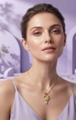 Celestial Crescent Charm Pendant Necklace - Image 2