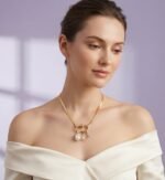 The Empress Charm Herringbone Necklace
