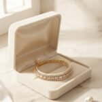 Majestic Triple-Band Crystal Gold Bracelet