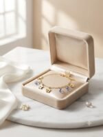 Floral Charm Drop Bracelet - Image 2