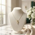 Celestial Crescent Charm Pendant Necklace