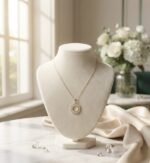 Halo Bloom Crystal Pendant Necklace