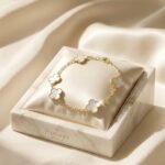 Ivory Clover Charm Bracelet