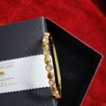Golden Dew Crystal Bangle