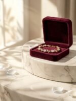 Enchanted Blossom Golden Tulip Bracelet - Image 2