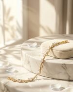 Enchanted Blossom Golden Tulip Bracelet