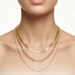 Celeste Pearl Layered Necklace Set