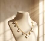 Ivory Clover Luxe Necklace & Earrings Set - Image 2