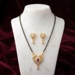 Ruby Heart Mangalsutra Set