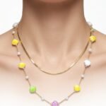 Pastel Bloom Charm Necklace