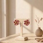 Fleur Midnight Bloom Earrings (Pink)
