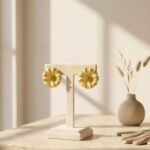 Fleur Midnight Bloom Earrings (yellow)