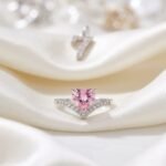 The Royal Pink Heart Ring