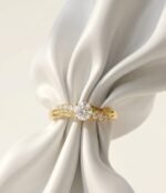 The Radiant Twist Solitaire Ring